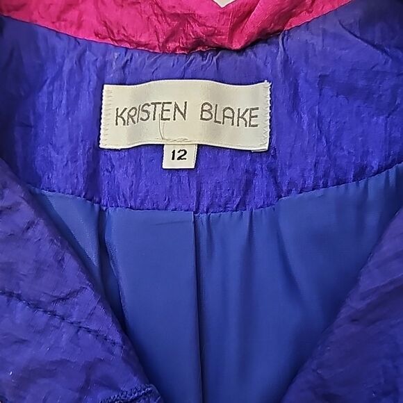 KRISTEN BLAKE VINTAGE RAINCOAT SIZE 12 - Picture 6 of 11
